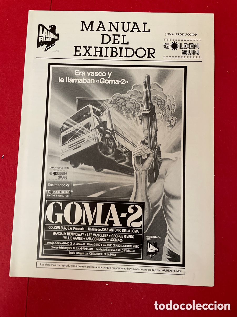 Cinema: GOMA-2 GU&Iacute;A ORIGINAL DE CINE SS58