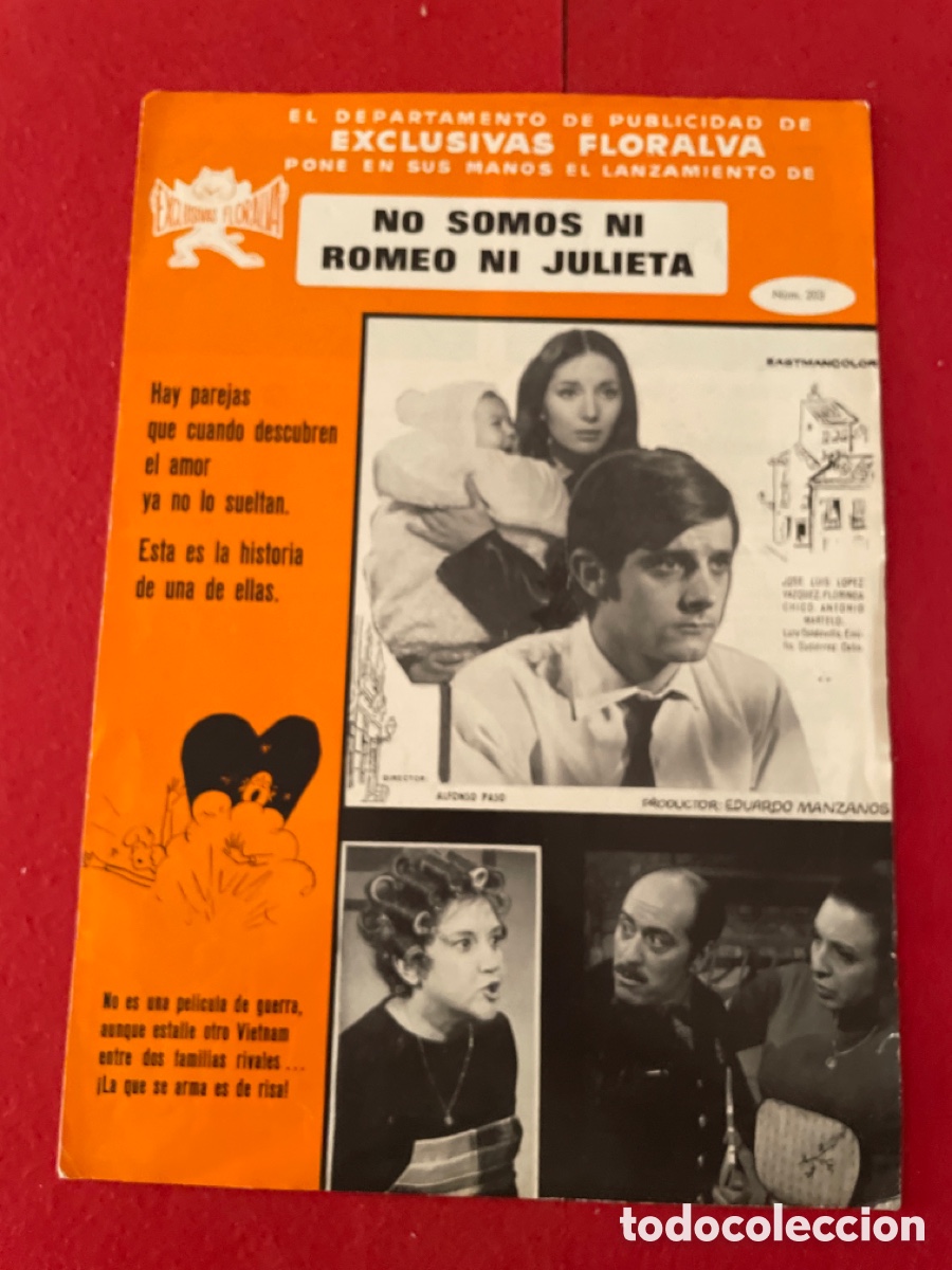 Cine: NO SOMOS NI ROMEO NI JULIETA GU&Iacute;A ORIGINAL DE CINE SS70