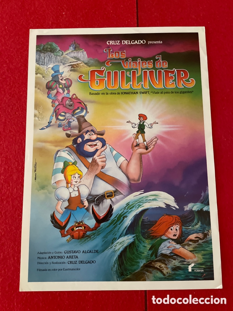 Cine: LOS VIAJES DE GULLIVER GUIA ORIGINAL DE CINE SS71