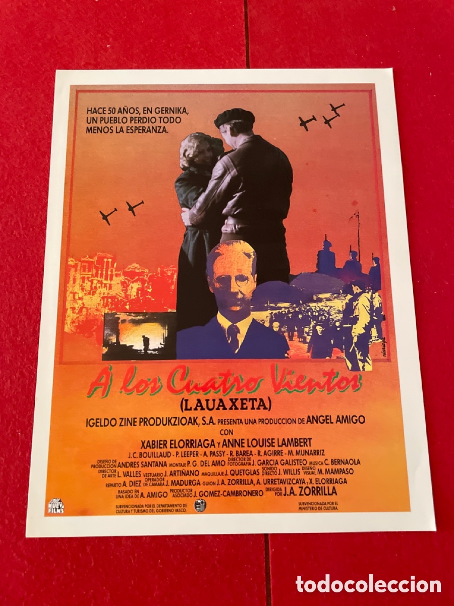 Cine: A LOS CUATRO VIENTOS GU&Iacute;A ORIGINAL DE CINE SS71