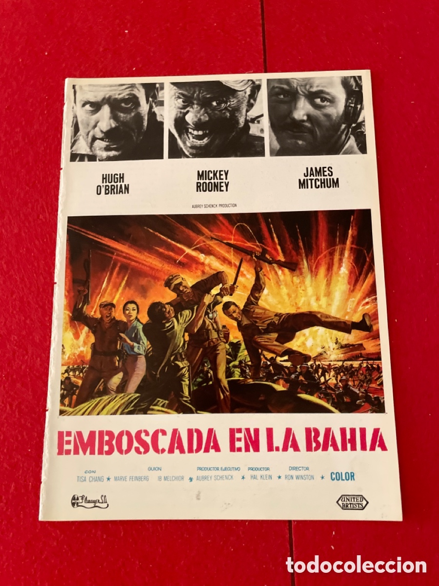 Cinema: EMBOSCADA EN LA BAH&Iacute;A GU&Iacute;A ORIGINAL DE CINE SS71
