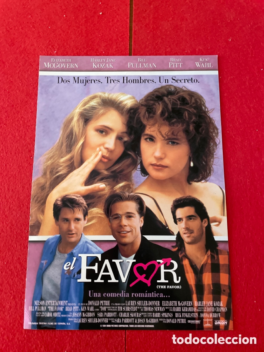 Cinema: EL FAVOR GU&Iacute;A ORIGINAL DE CINE SS73