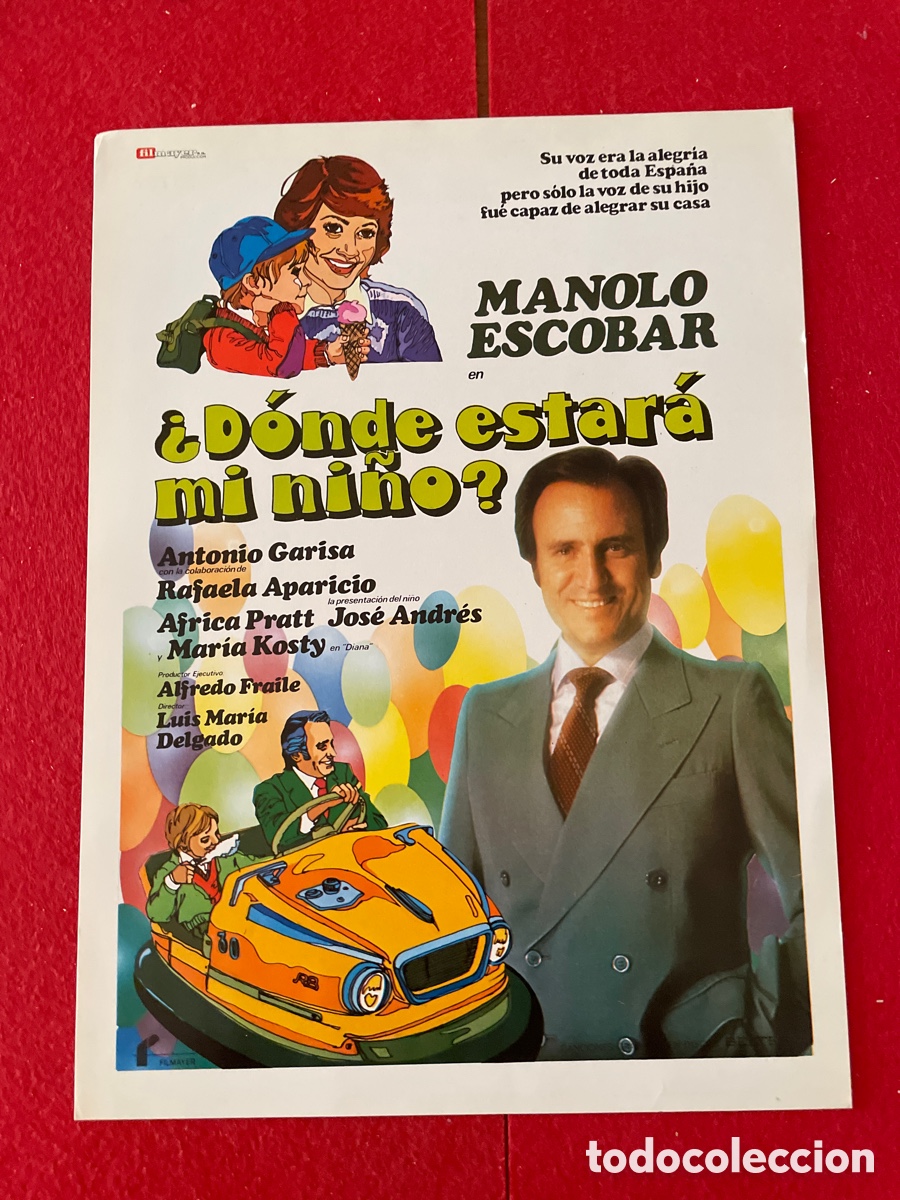 Cinema: DONDE ESTAR&Aacute; MI NI&Ntilde;O GU&Iacute;A ORIGINAL DE CINE SS73