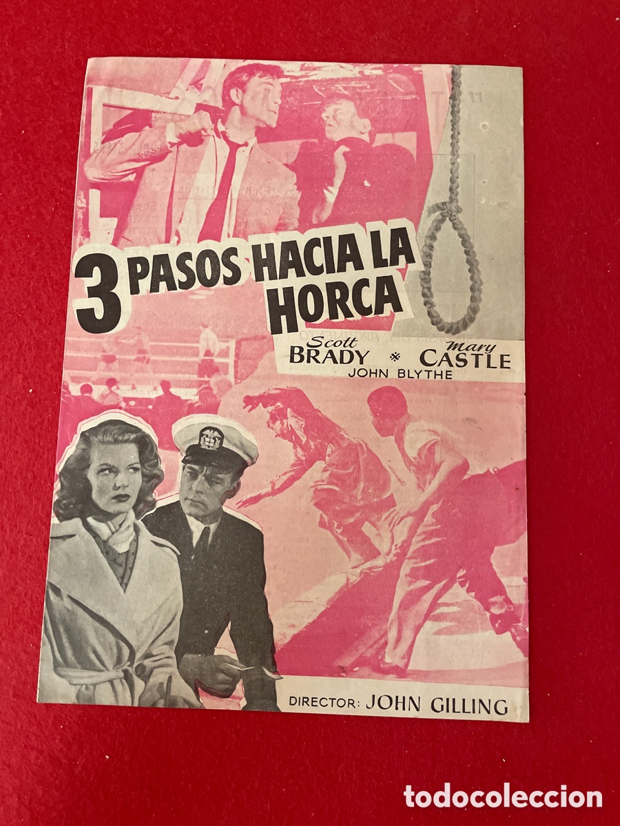 Cine: 3 PASOS HACIA LA HORCA GU&Iacute;A ORIGINAL DE CINE SS75