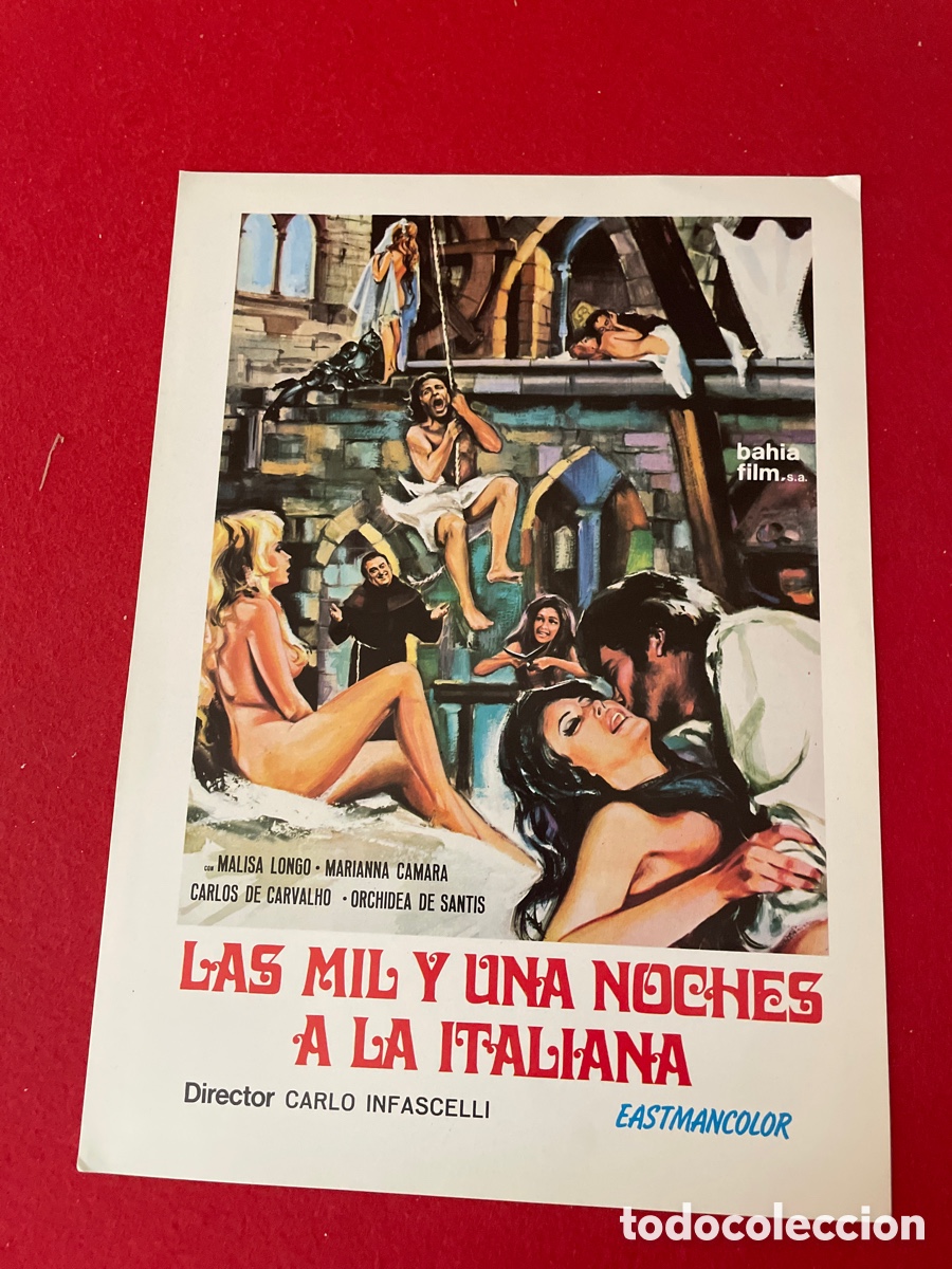 Cine: LAS MIL Y UNA NOCHES A LA ITALIANA GU&Iacute;A ORIGINAL DE CINE SS76