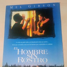 Cine: EL HOMBRE SIN ROSTRO (GUIA DE CINE ORIGINALSIMPLE) MEL GIBSON (PEDIDO MINIMO 5 EUROS)
