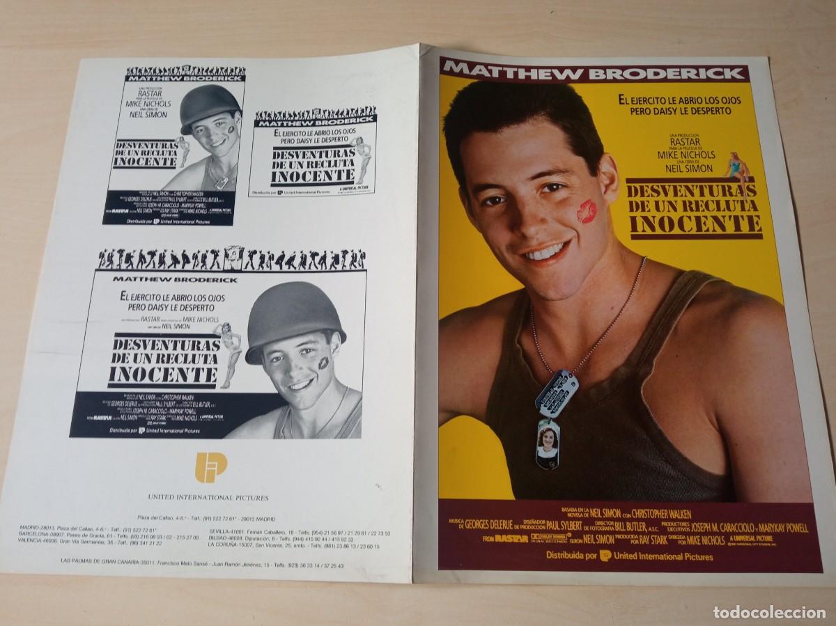 Cinema: DESVENTURAS DE UN RECLUTA INOCENTE (GUIA DE CINE ORIGINAL DOBLE) (PEDIDO MINIMO 5 EUROS)