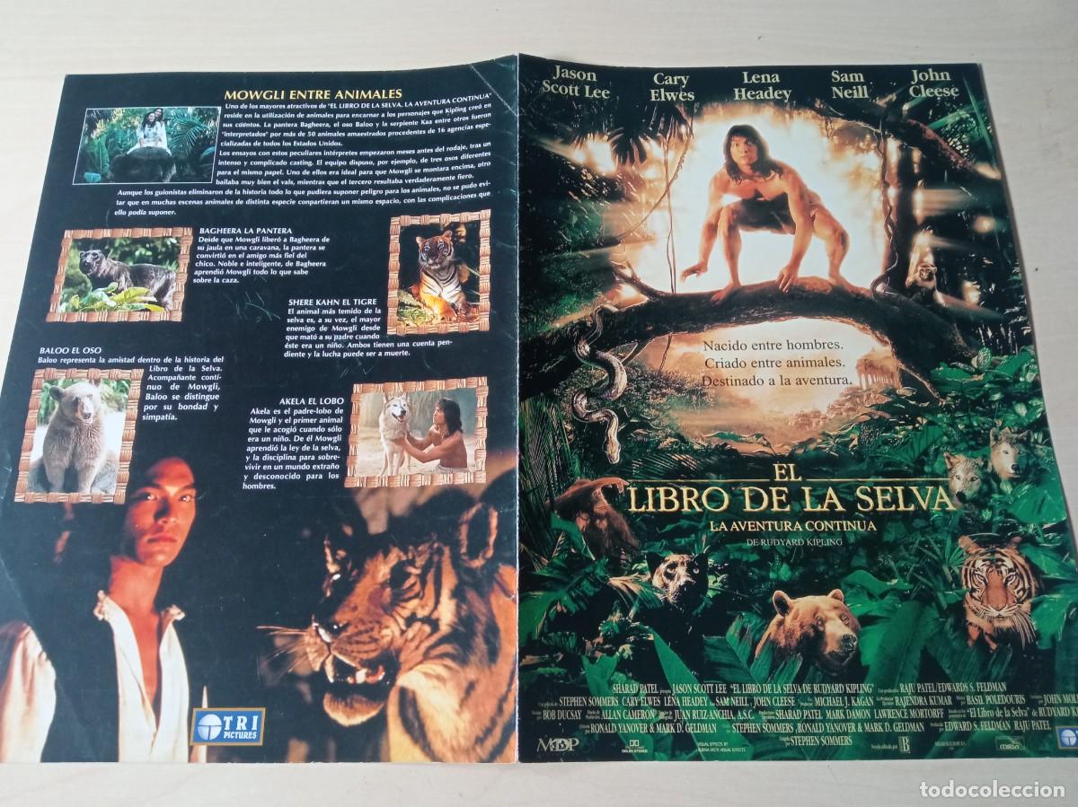 Cine: EL LIBRO DE LA SELVA (GUIA ORIGINAL CINE DOBLE) JASON SCOTT LEE (PEDIDO MINIMO 5 EUROS)