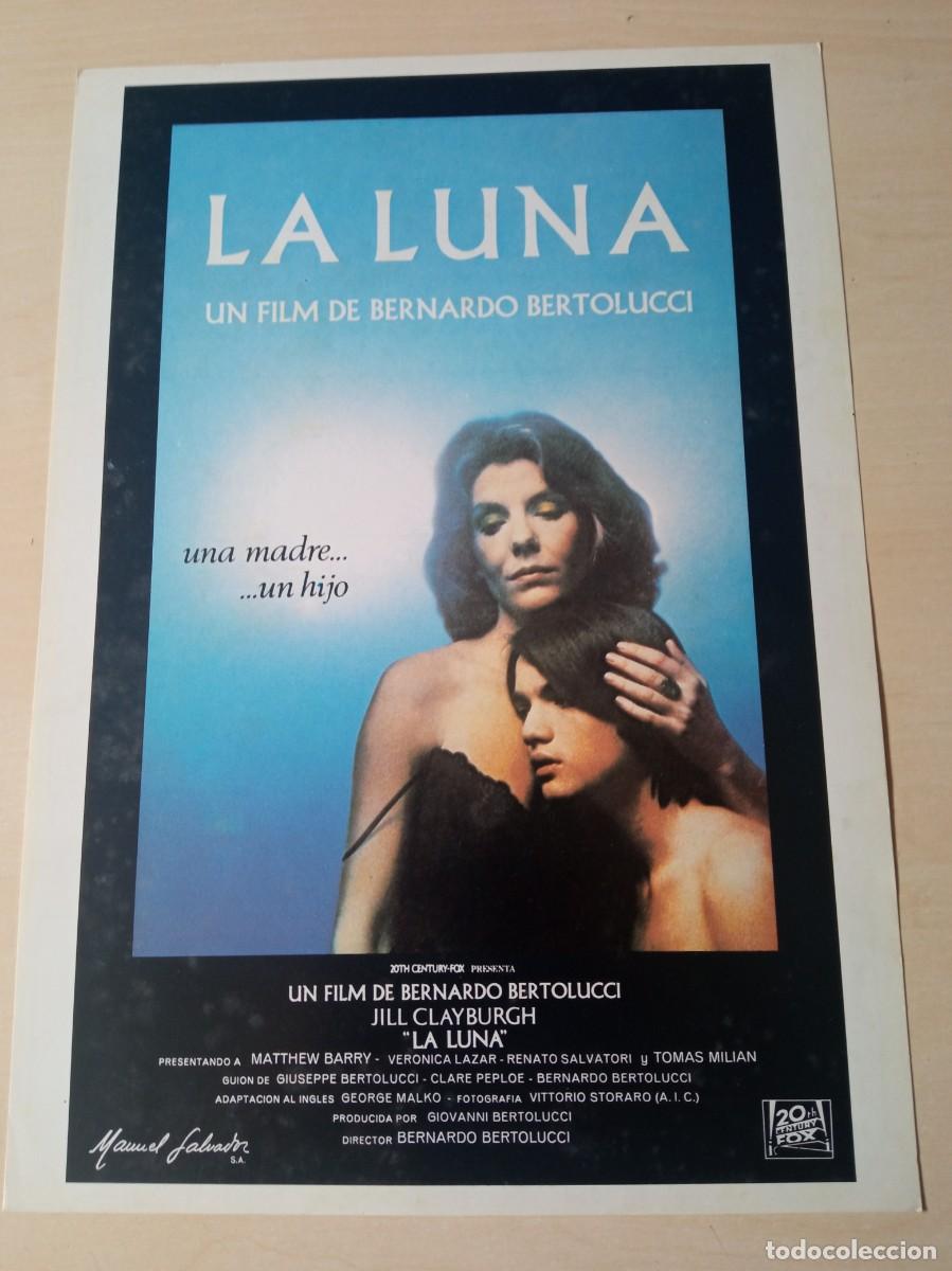 Cinema: LA LUNA (GUIA ORIGINAL DE CINE SIMPLE) BERNARDO BERTOLUCCI (PEDIDO MINIMO 5 EUROS)