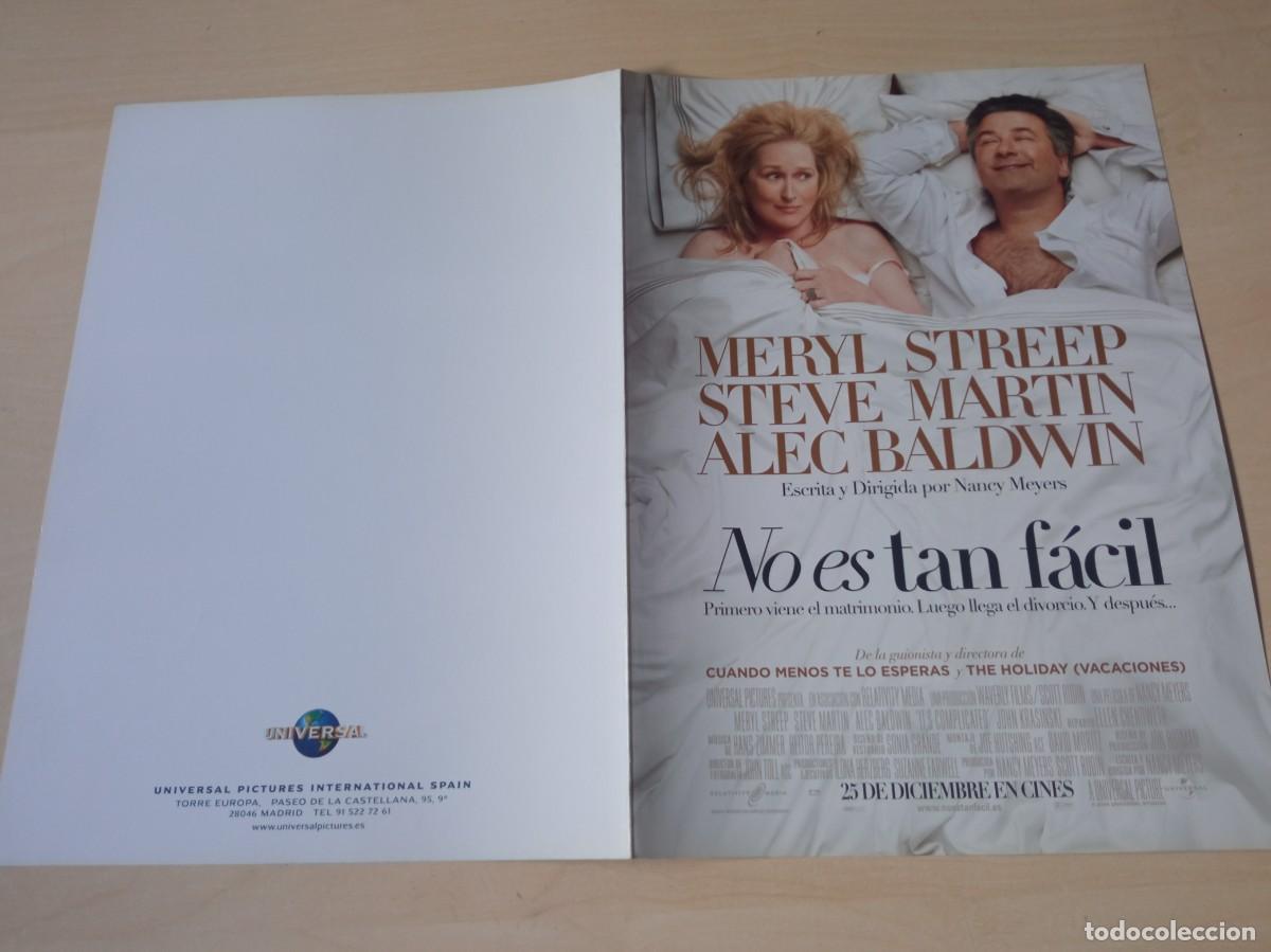 Cinema: NO ES TAN FACIL (GUIA ORIGINAL CINE DOBLE) MERYL STREEP, ALEC BALDWIN (PEDIDO MINIMO 5 EUROS)
