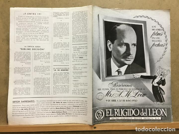 Kino: G9622 NOTICIARIO ORIGINAL MGM EL RUGIDO DEL LEON 1950 EL DANUBIO ROJO FUEGO EN LA NIEVE