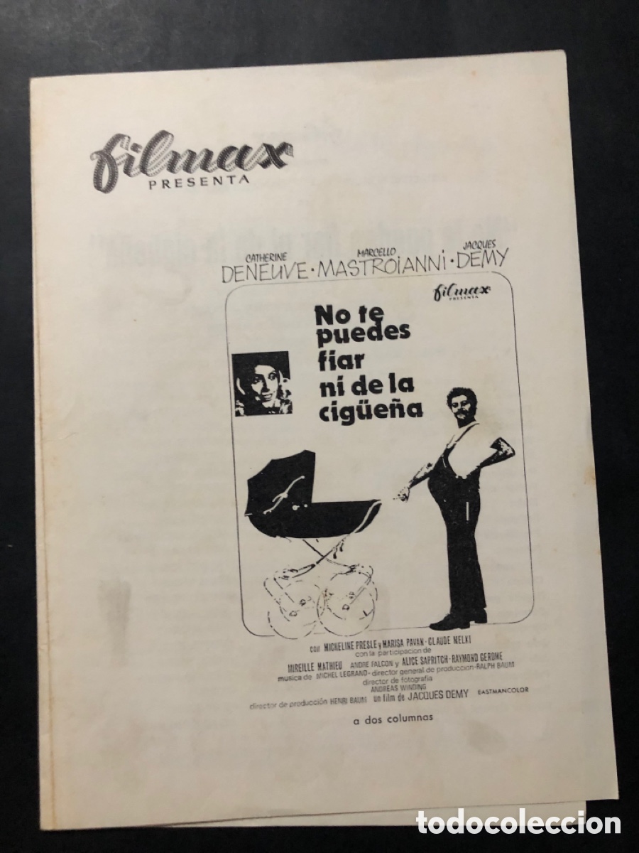 Cine: Guia filmax no te puedes fiar ni de la cig&uuml;e&ntilde;a marcello mastroianni catherine deneuve 8
