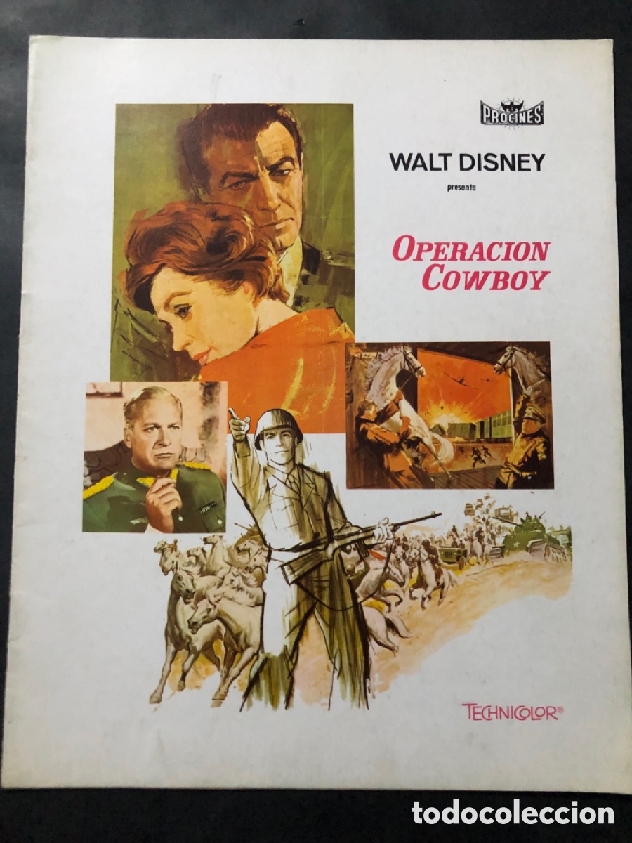 Cine: Guia procines walt disney operaci&oacute;n cowboy robert taylor lilli palmer 12