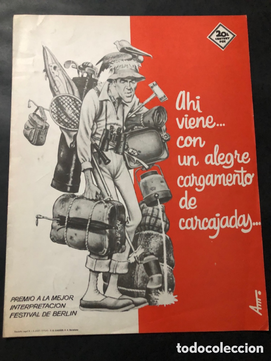 Cine: Guia 20th century fox un optimista de vacaciones james stewart Maureen o,har&aacute; 12