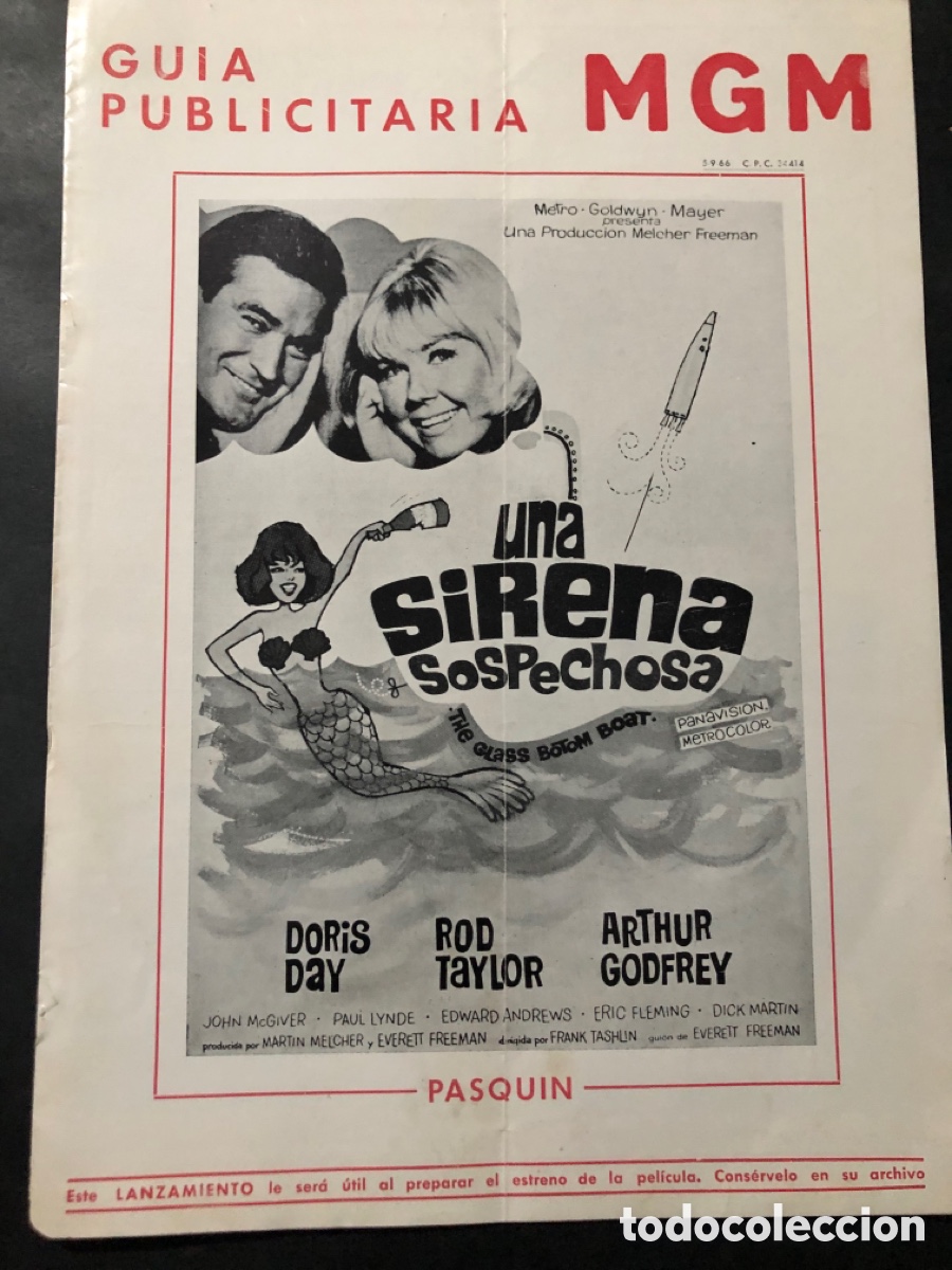 Cine: Guia MGM una sirena sospechosa doris day rod taylor 12