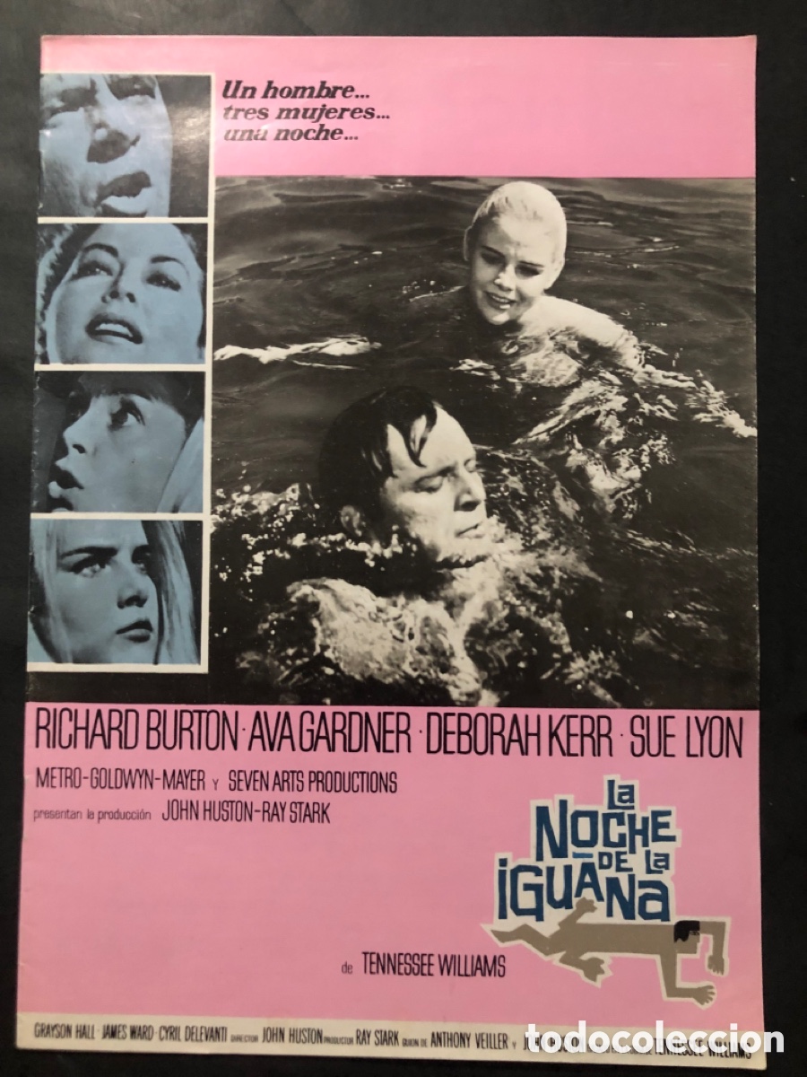 Cine: Guia MGM la noche de la iguana ava gardner richard burton deborah kerr 13