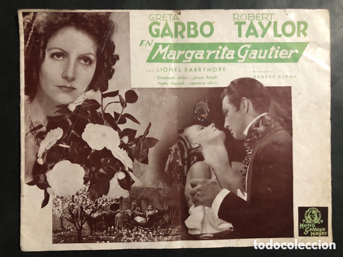 Cine: Guia MGM margarita gautier Greta garbo quesos y besos stan laurel Oliver hardy la fuga de tarzan 14