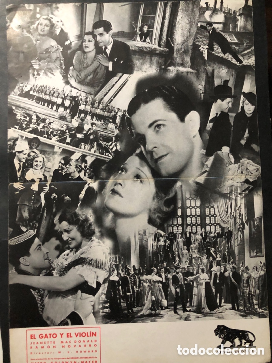Cine: Guia MGM el gato y el viol&iacute;n ram&oacute;n novarro jeanette MacDonald 14