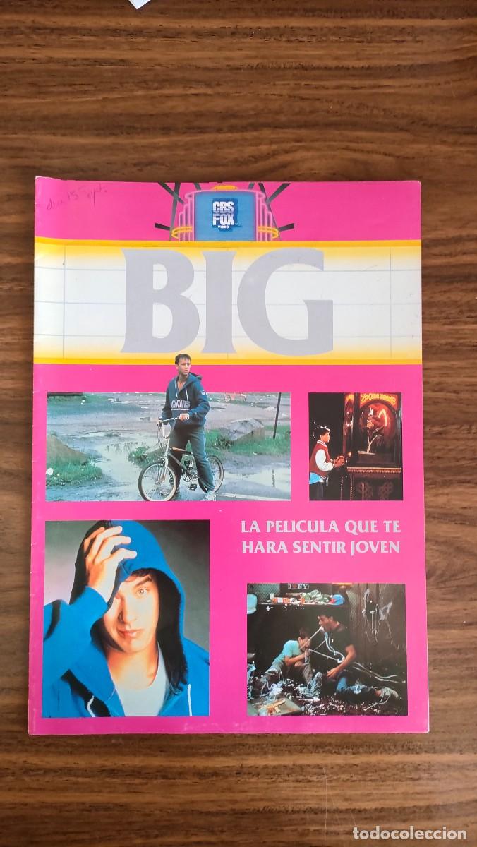 Cinema: PUBLICIDAD ORIGINAL VIDEOCLUB CBS FOX, TOM HANKS, BIG, ETC...