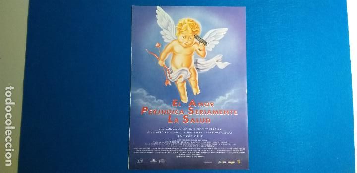 Cine: Guia simple: El amor perjudica seriamente la salud. Ana Belen, Penelope Cruz, Gabino Diego. A&ntilde;o 1996