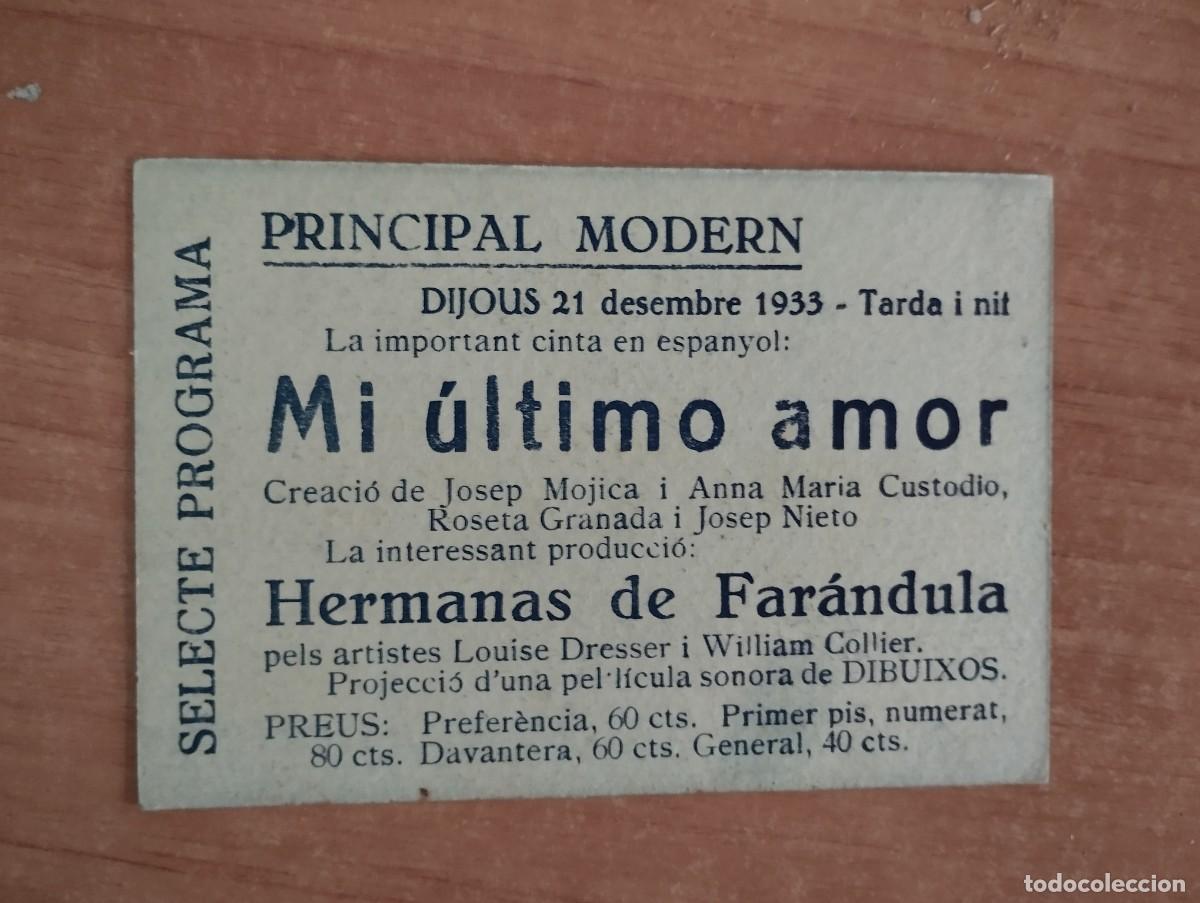 Cine: verde- PROGRAMA DE CINE--MI ULTIMO AMOR - Foto 2