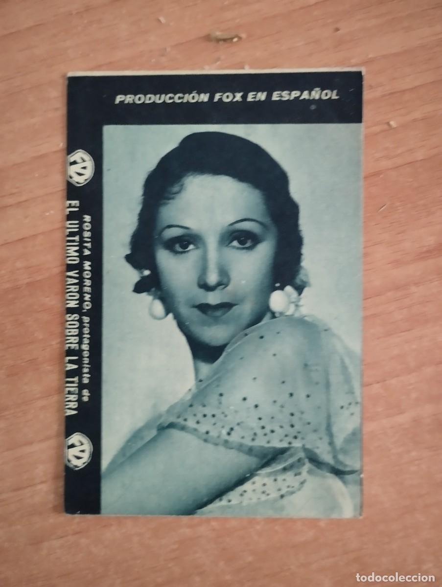 Cine: verde- PROGRAMA DE CINE-- ULTIMO VARON DE LA TIERRA - Foto 1