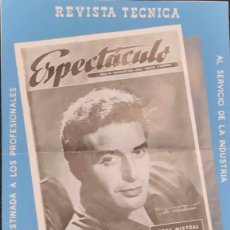 Cine: REVISTA PARA PROFESIONALES ”ESPECTÁCULO” 1956 OFERTA MARZO