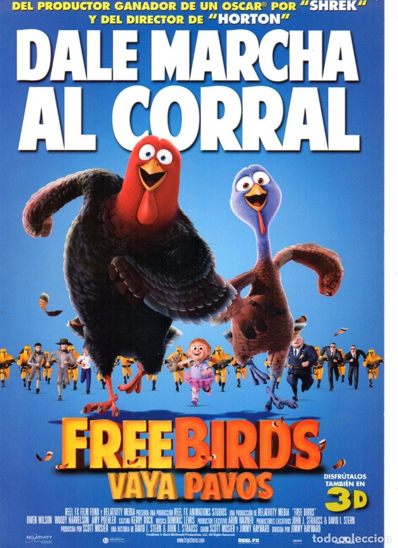 Cine: FREE BIRDS (VAYA PAVOS: DIBUJOS ANIMADOS ES UNA GU&Iacute;A NO ES UN DVD