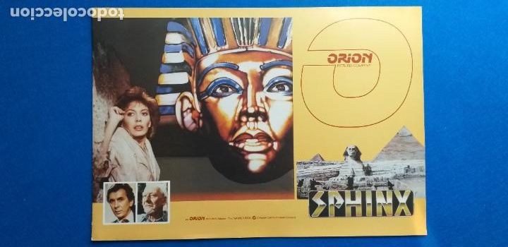 Cinema: GUIA PUBLICITARIA: SPHINX. La esfinge. Con: Lesley, Anne Down. 8 p&aacute;ginas.