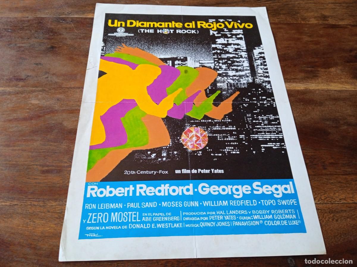 Cinema: UN DIAMANTE AL ROJO VIVO - Robert redford, George Segal - Guia original Regia Films 1972