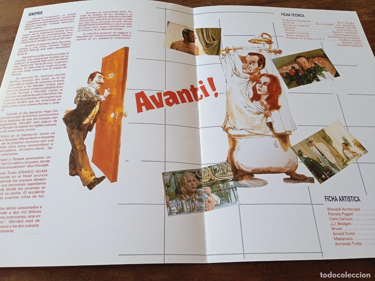 avanti! - jack lemmon, juliet mills, billy wild - Buy Movie pressbooks on  todocoleccion