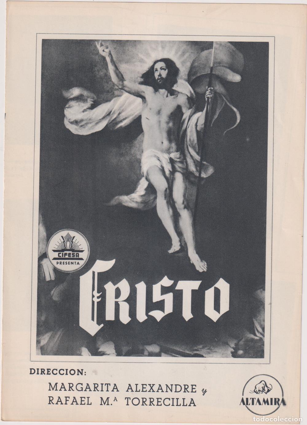 Cine: Cristo. Gu&iacute;a doble de Cifesa