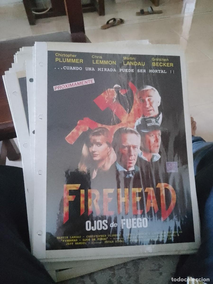 Kino: Firehead Mini cartel de revista a&ntilde;os 80 90 est&aacute; pegado en carton