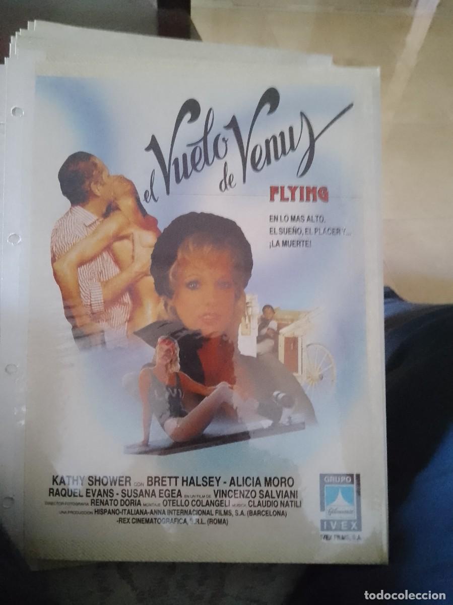 Kino: El vuelo de venus,Mini cartel de revista a&ntilde;os 80 90 est&aacute; pegado en carton