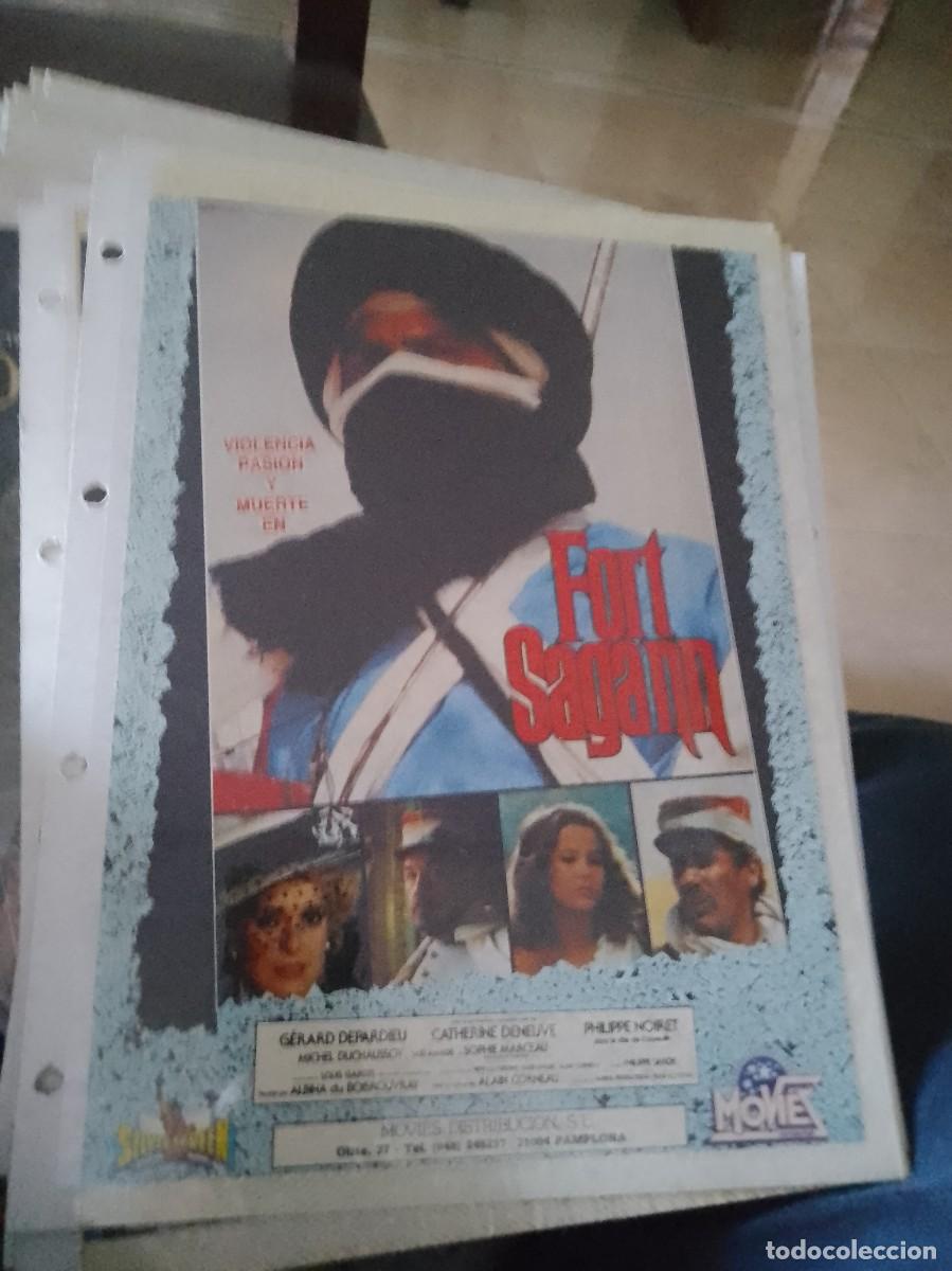 Kino: Fort sagann,Mini cartel de revista a&ntilde;os 80 90 est&aacute; pegado en carton