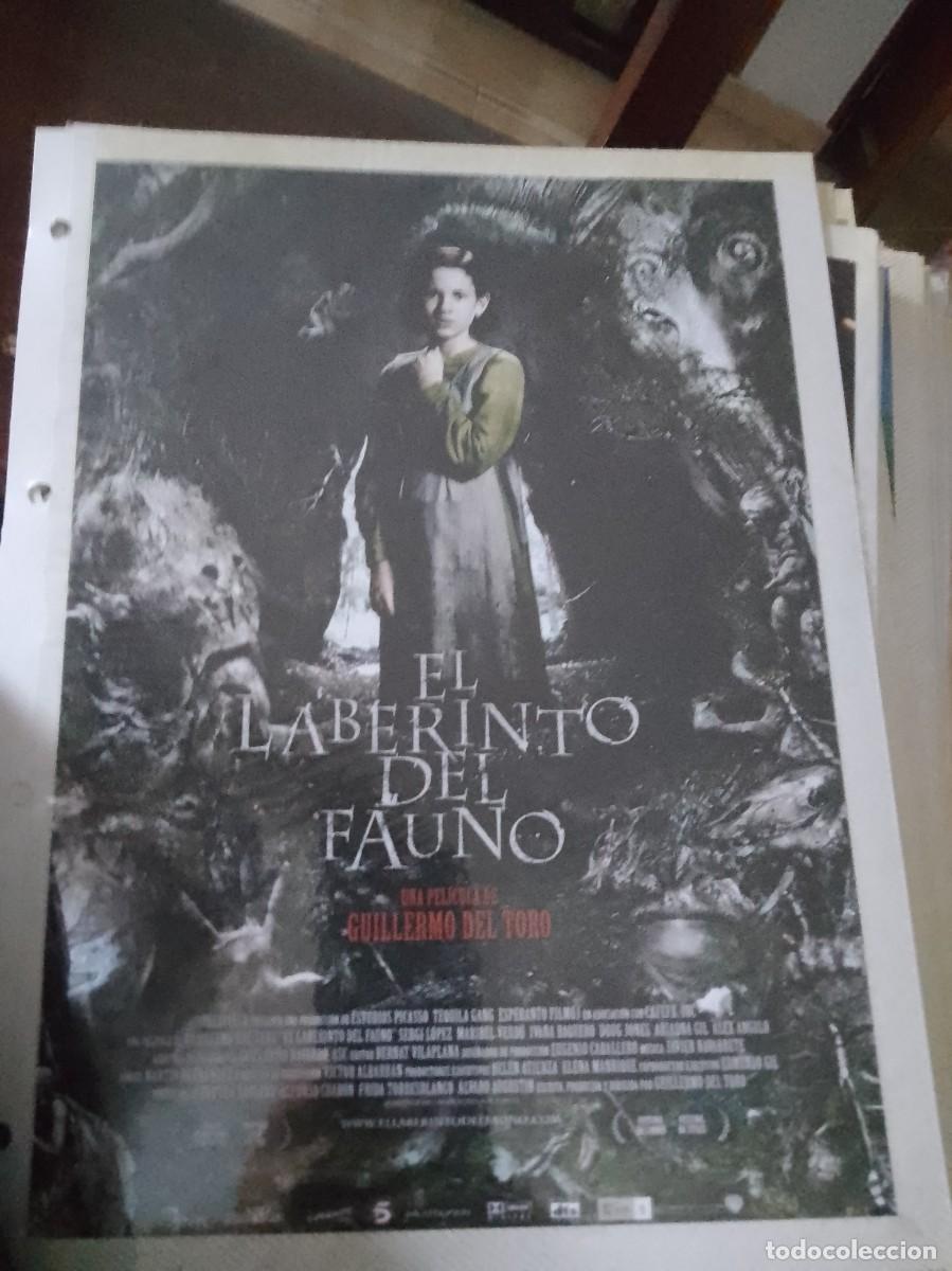 Kino: El laberinto,del,Mini cartel de revista a&ntilde;os 80 90 est&aacute; pegado en carton