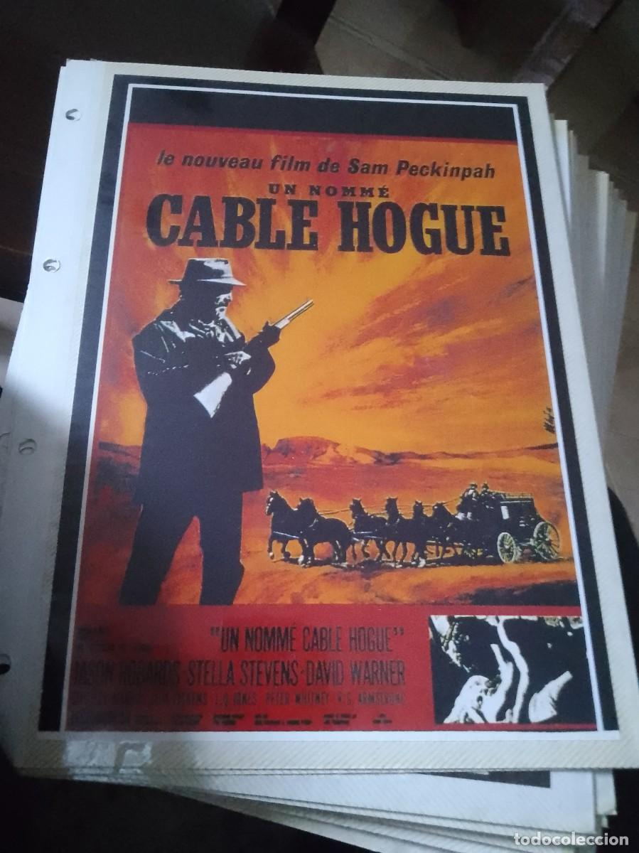Kino: Cable hogue,Mini cartel de revista a&ntilde;os 80 90 est&aacute; pegado en carton