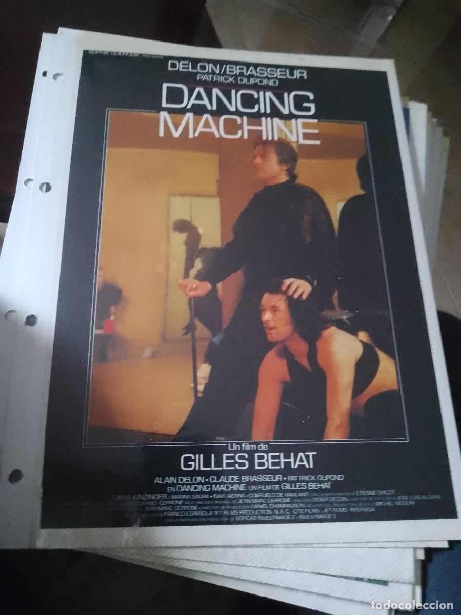 Kino: Dancing,machine,Mini cartel de revista a&ntilde;os 80 90 est&aacute; pegado en carton