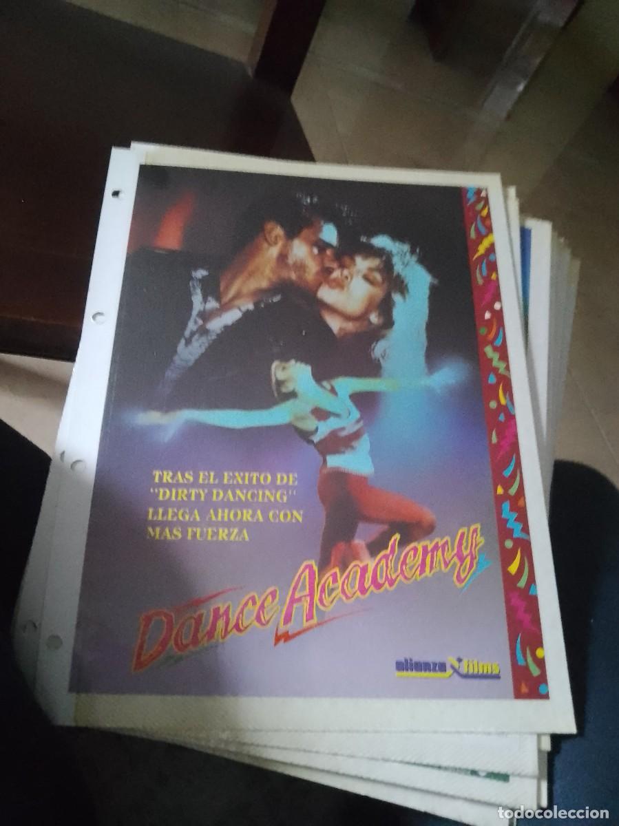 Kino: Dance academy,Mini cartel de revista a&ntilde;os 80 90 est&aacute; pegado en carton