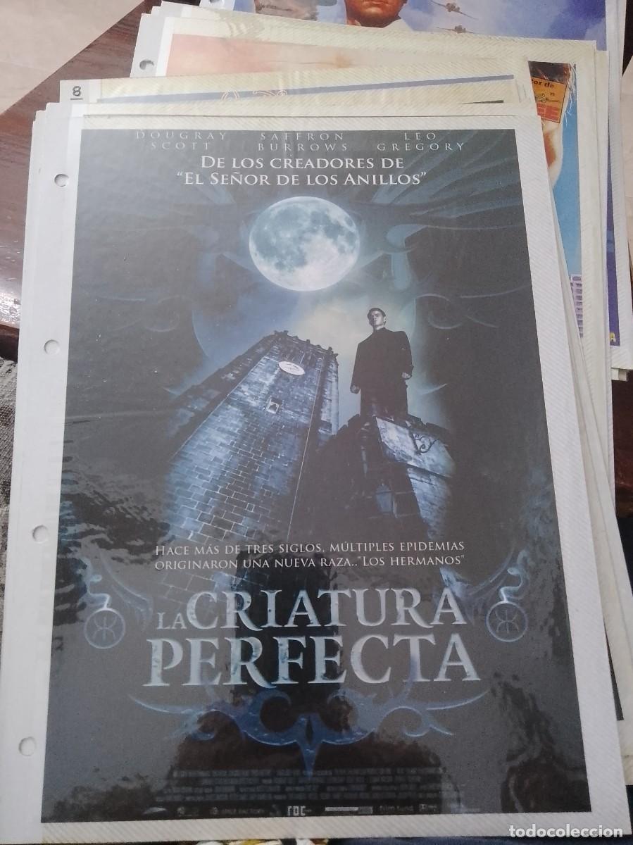 Kino: La criatura perfecta,Mini cartel de revista a&ntilde;os 80 90 est&aacute; pegado en carton