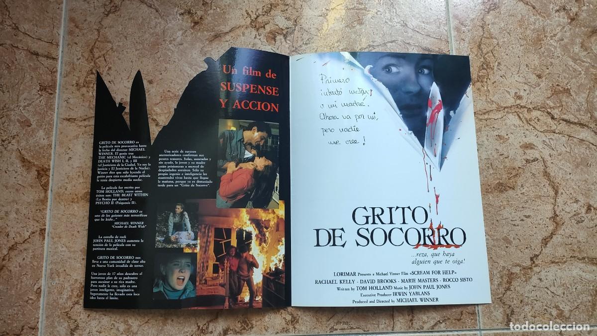 Cine: PUBLICIDAD ORIGINAL LANZAMIENTO VHS - GRITO DE SOCORRO, MICHAEL WINNER - TERROR