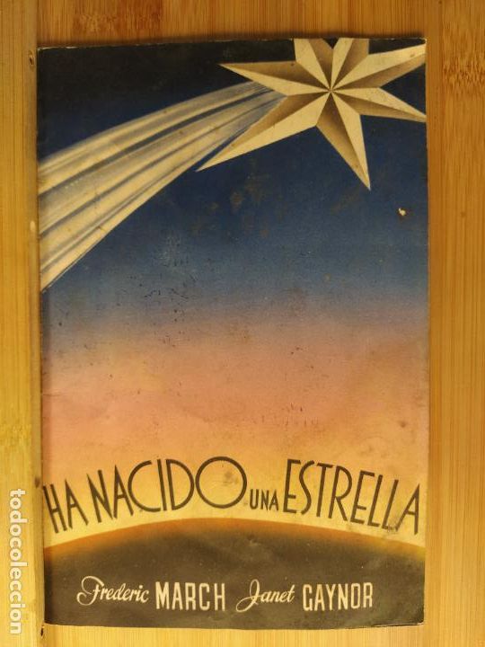Cine: HA NACIDO UNA ESTRELLA-JANET GAYNOR-FREDERIC MARCH-GUIA DE CINE ANTIGUA-VER FOTOS-(K-11.184)