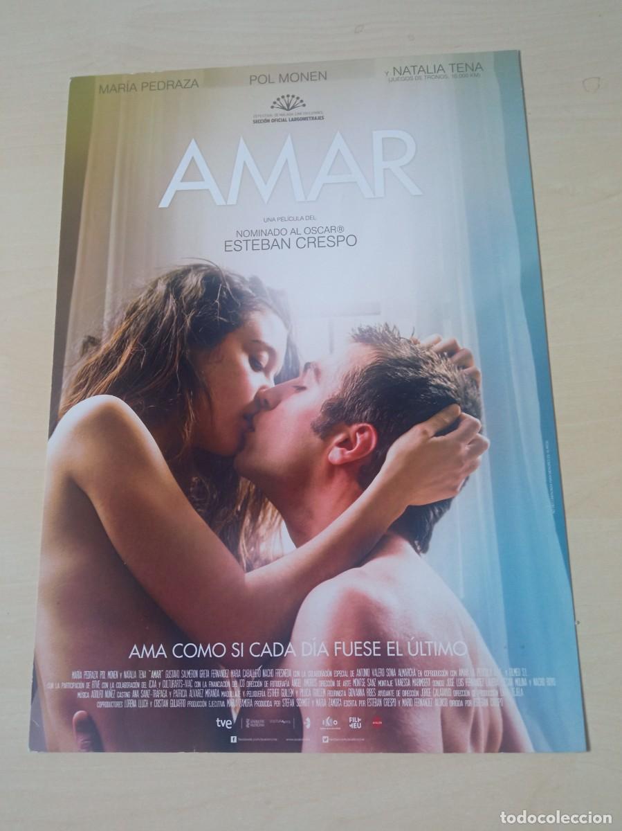 Cinema: AMAR (GUIA ORIGINAL DE CINE SIMPLE) MARIA PEDRAZA, ESTEBAN CRESPO (PEDIDO MINIMO 5 EUROS)