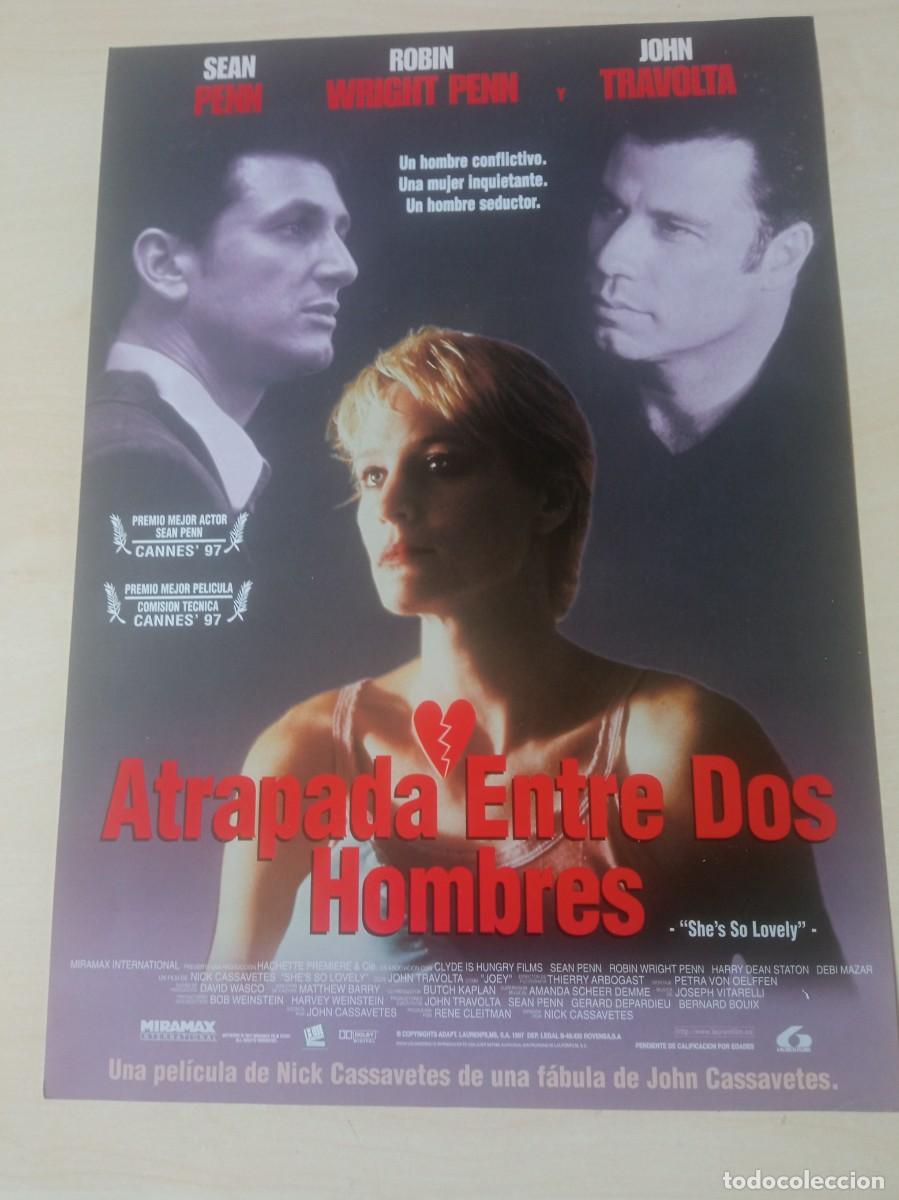 Cinema: ATRAPADA ENTRE DOS HOMBRES (GUIA CINE ORIGINAL SIMPLE) S. PENN, J. TRAVOLTA (PEDIDO MINIMO 5 EUROS)