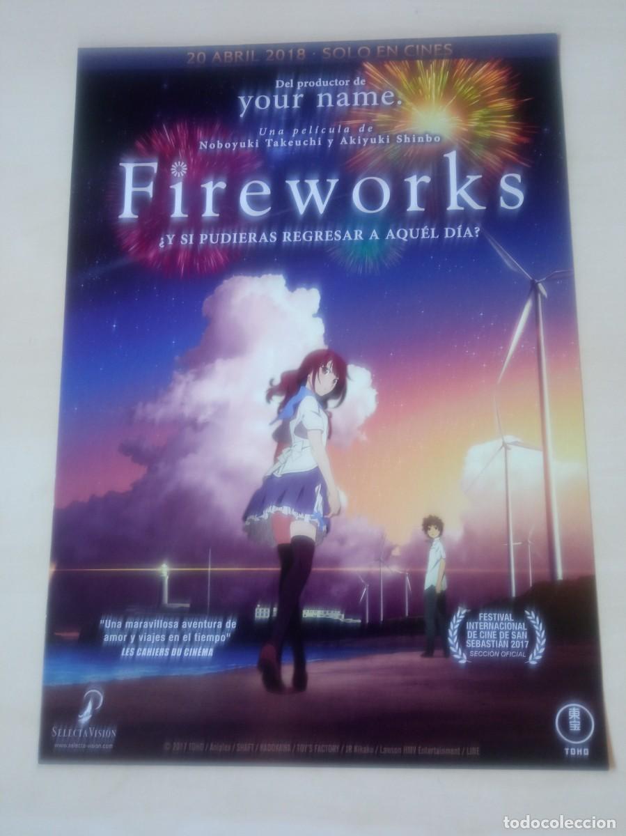 Cinema: FIREWORKS (GUIA CINE ORIGINAL SIMPLE TRASERA EN BLANCO) NOBOYUKI TAKEUCHI (PEDIDO MINIMO 5 EUROS)