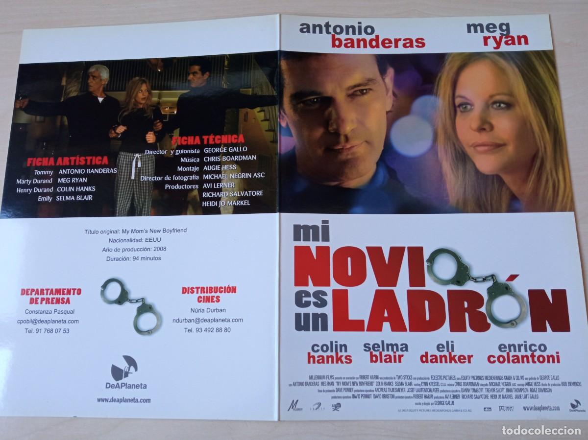 Cinema: MI NOVIO ES UN LADRON (GUIA CINE ORIGINAL DOBLE) ANTONIO BANDERAS, MEG RYAN (PEDIDO MINIMO 5 EUROS)