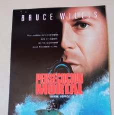 Cine: PERSECUCION MORTAL (GUIA CINE ORIGINAL SIMPLE) BRUCE WILLIS (PEDIDO MINIMO 5 EUROS)