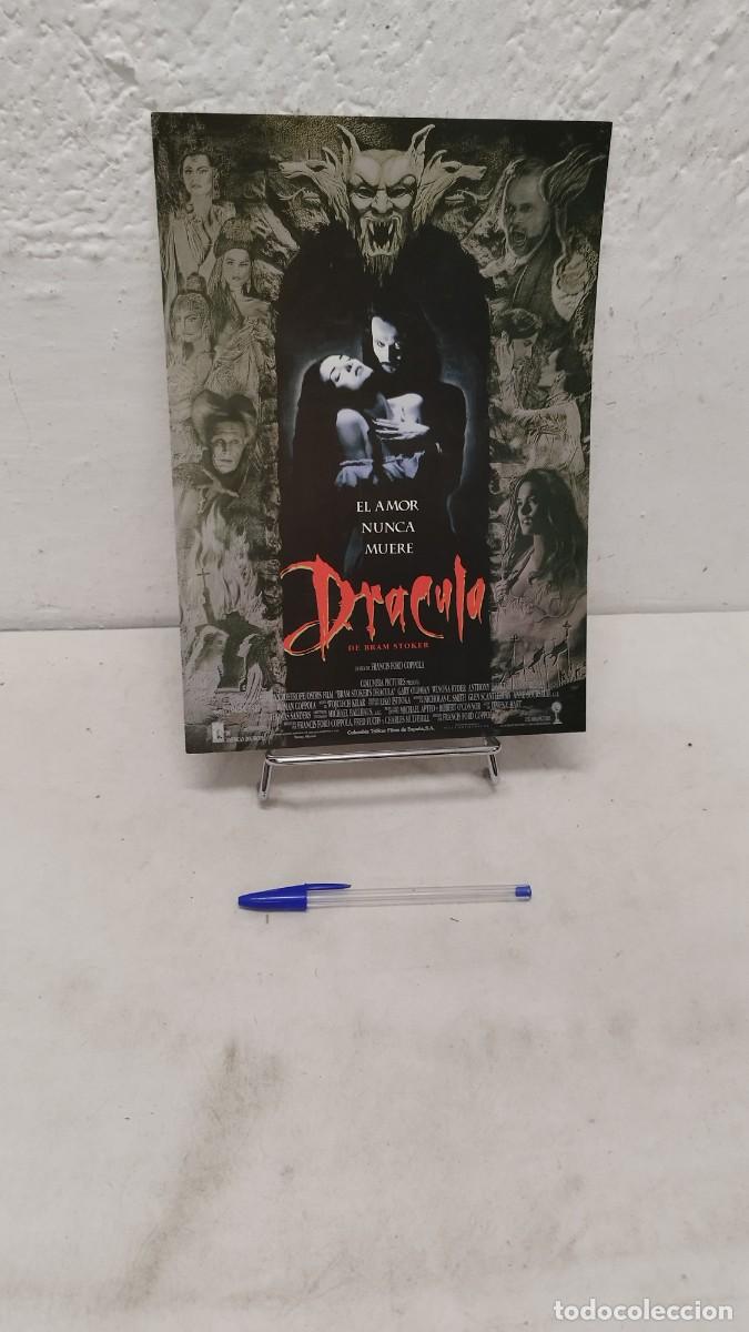 Cine: Antiguo Peque&ntilde;o Cartel Programa,de Dr&aacute;cula de BrambStoker.Hoja Gruesa