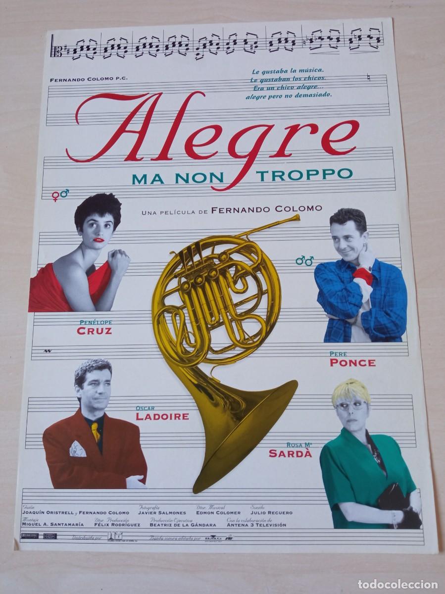 Cinema: ALEGRE MA NON TROPPO (GUIA CINE ORIGINAL SIMPLE) PENELOPE CRUZ,F. COLOMO (PEDIDO MINIMO 5 EUROS)