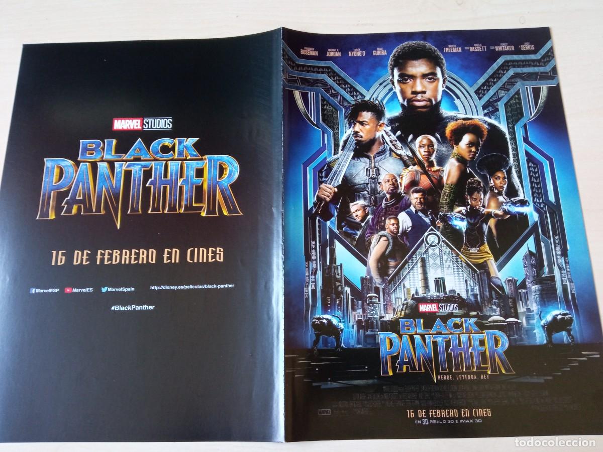 Cinema: BLACK PANTHER (GUIA CINE ORIGINAL DOBLE) MARVEL, CHADWICK BOSEMAN (PEDIDO MINIMO 5 EUROS)